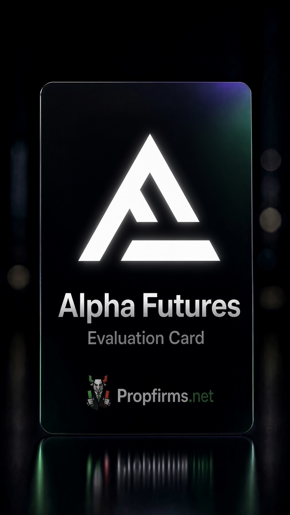 Alpha Futures evaluation card